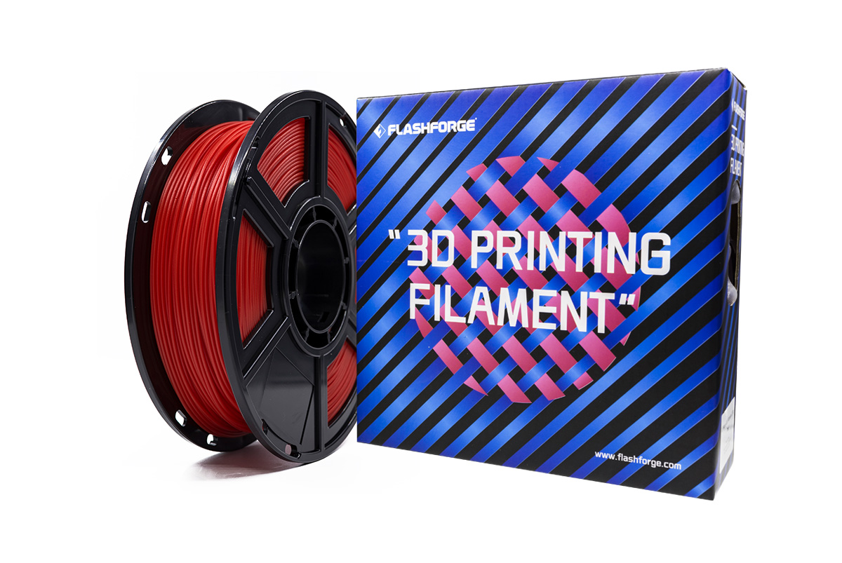 Flashforge Filament PLA Standard Κόκκινο 0.5kg image - Flashforge Filament PLA Standard Κόκκινο 0.5kg