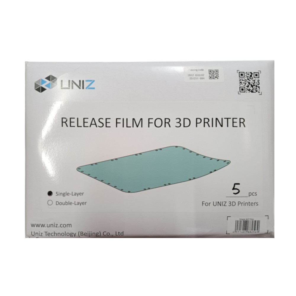 image UBEE Resin Tank Film (single ACF without frame) - (5pcs / pack)