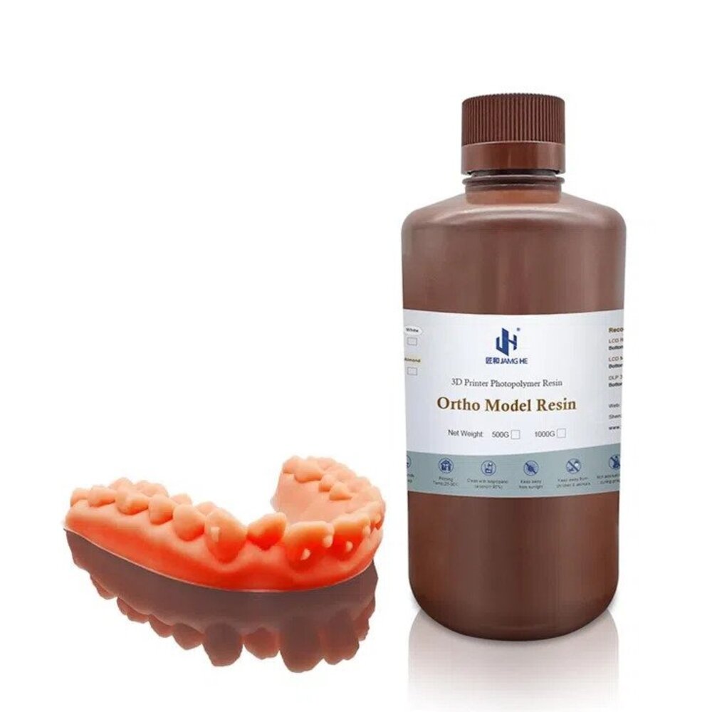 image Ορθοδοντική ρητίνη Jamghe για DLP/LCD πορτοκαλί 1kg