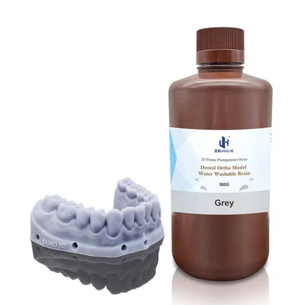 image Ορθοδοντική Υδατοδιαλυτή Ρητίνη Jamghe Ws-62k Ανοιχτό Γκρι 1kg