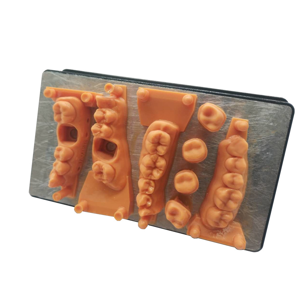 image - Ορθοδοντική ρητίνη Jamghe για DLP/LCD πορτοκαλί 1kg 