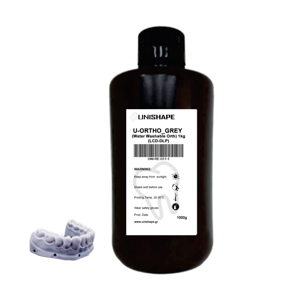 image U-Ortho Model V2 Ρητίνη 1kg Grey