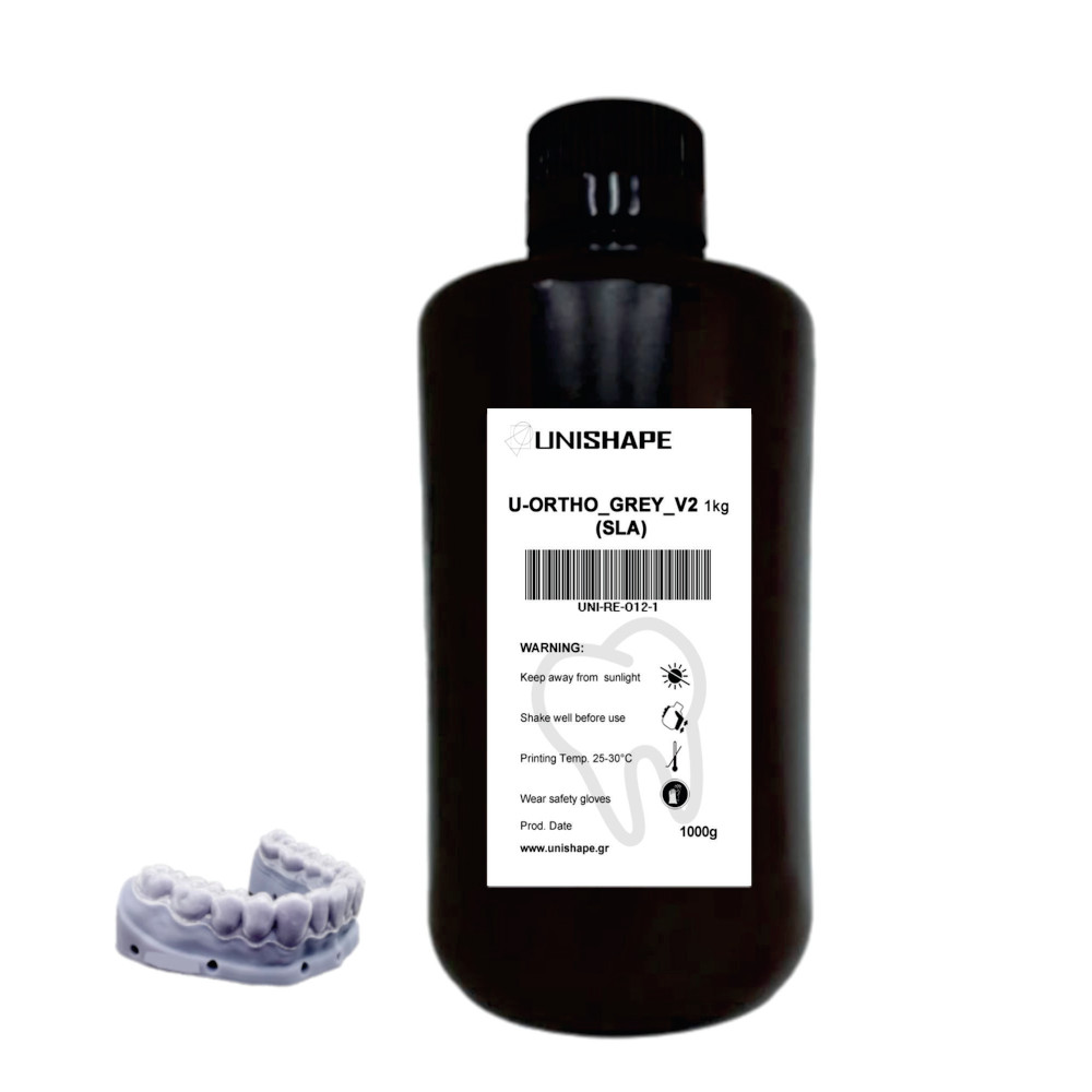 image U-ORTHO V2 Ρητίνη 1kg Grey